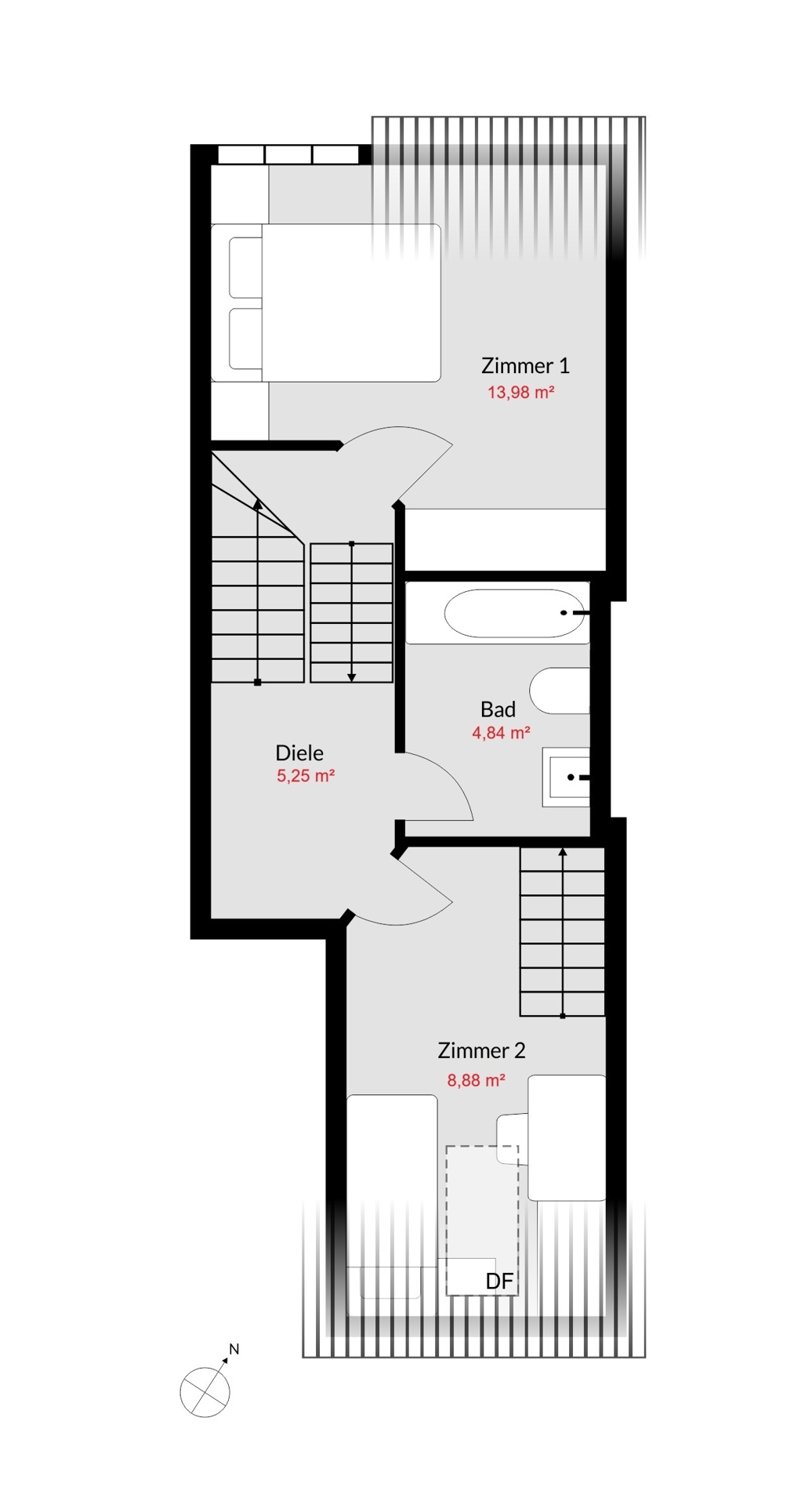 Grundriss l Ebene 2