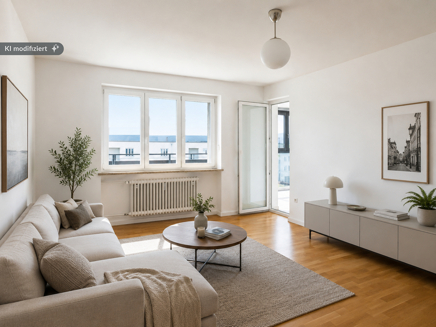 Beispiel Visualisierung Wohnraum I KI modifiziert