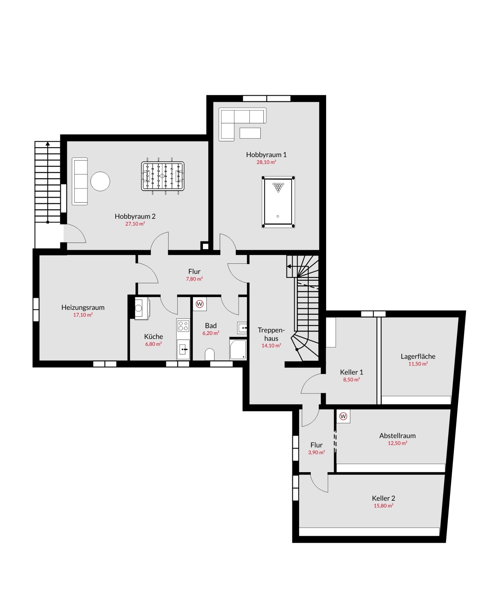 Grundriss UG