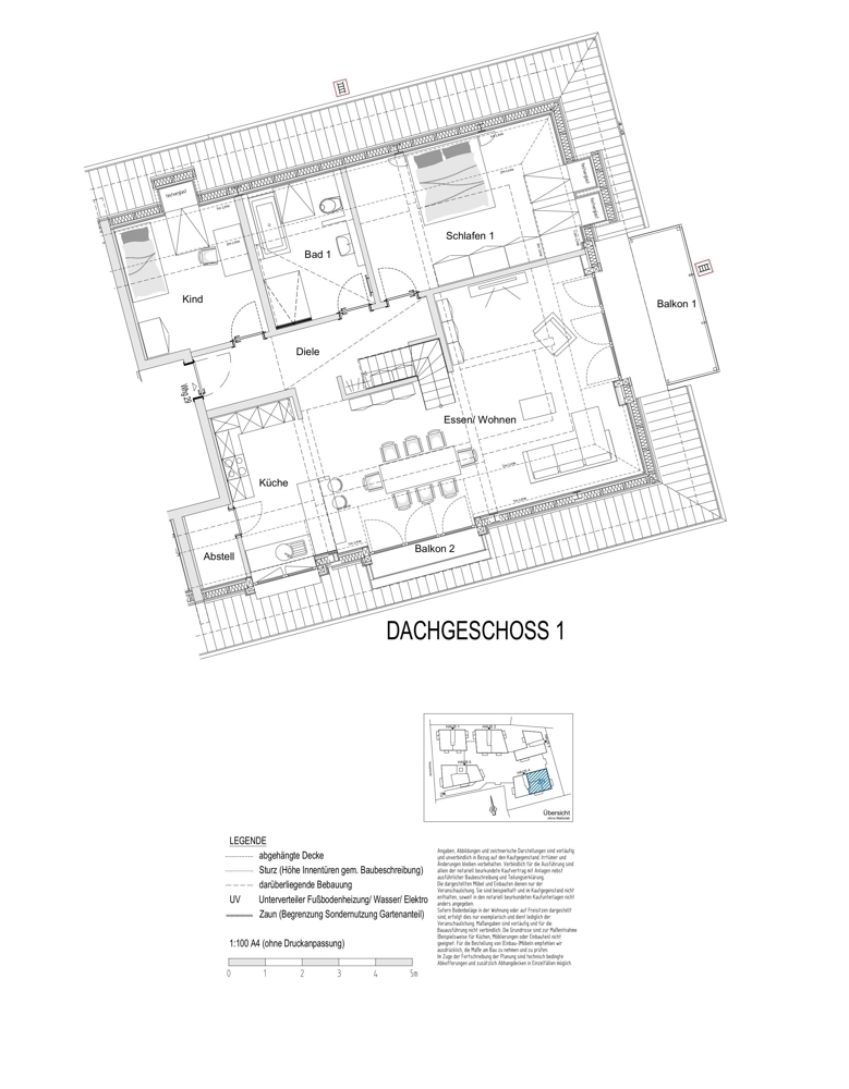 Grundriss I DG I Ebene 1