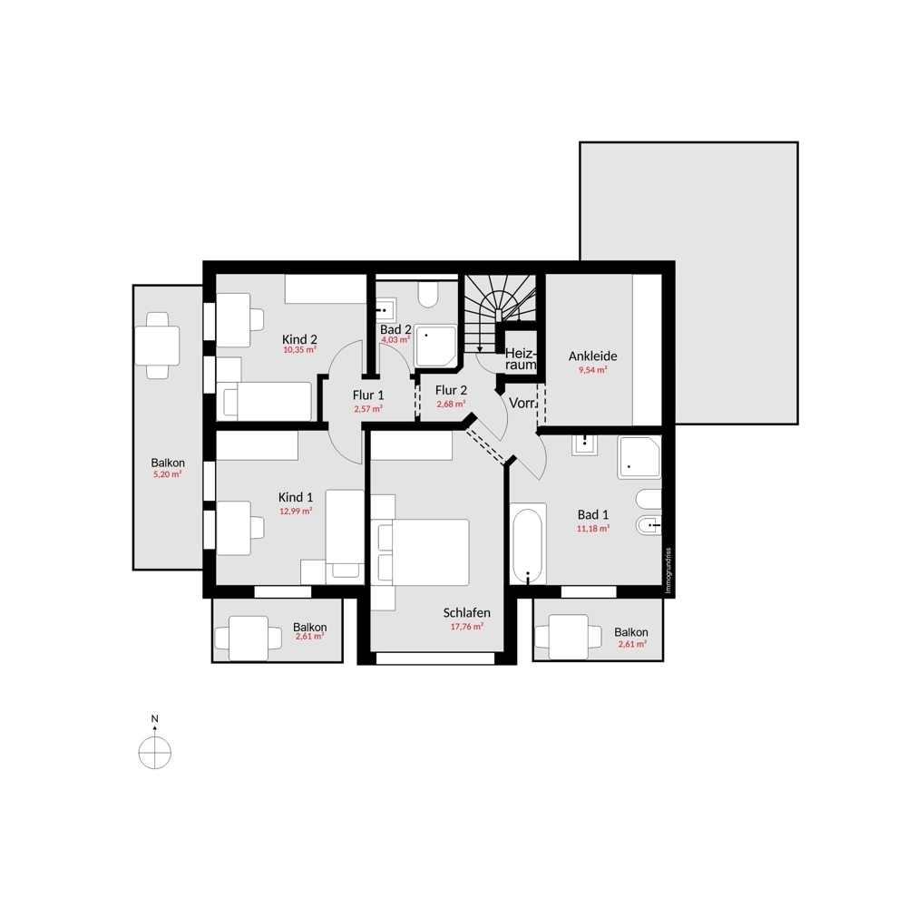 Grundriss DG