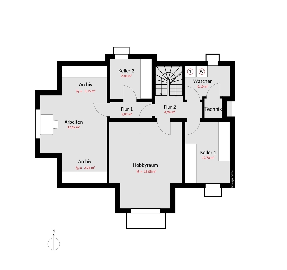 Grundriss UG