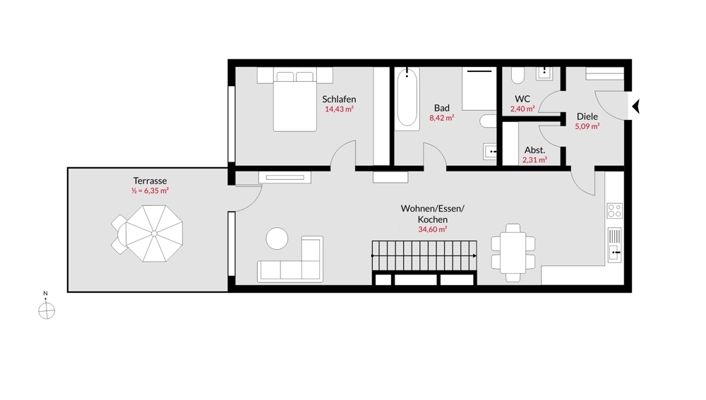 Grundriss 2. OG