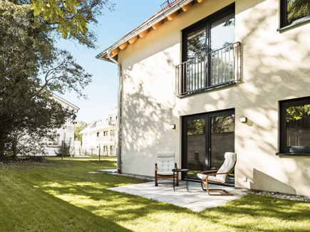 Terrasse und Garten