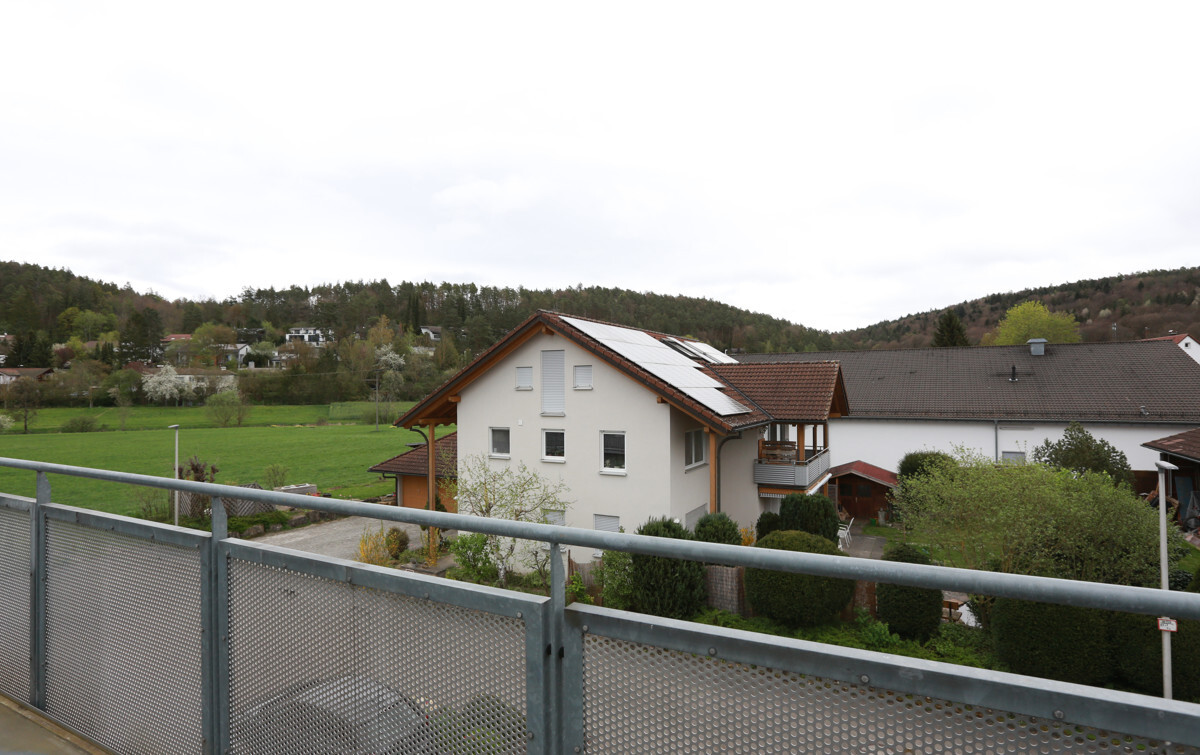 Ausblick vom Balkon