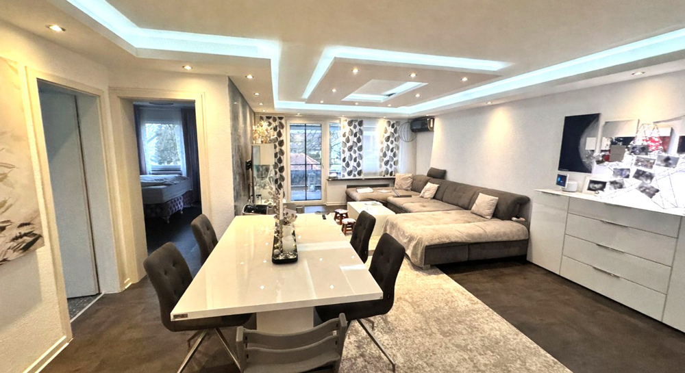 ... mit großem Wohnzimmer