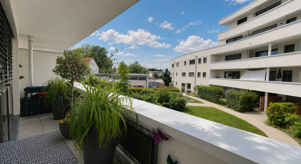 überdachter Balkon 
