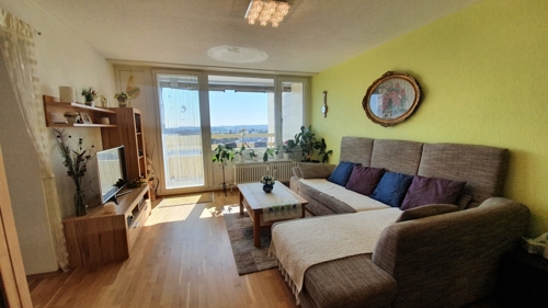 Wohnbereich mit Balkonzugang