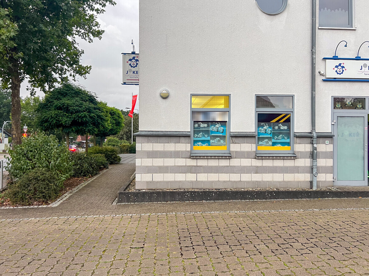 Ansicht von der Einfahrt