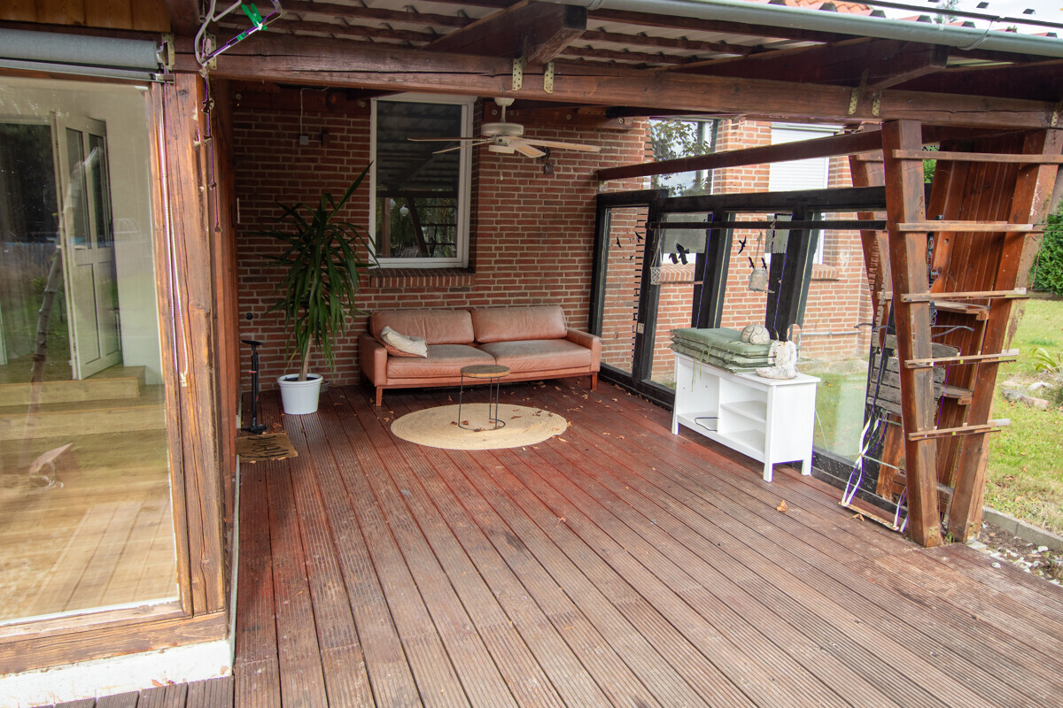 Überdachte Terrasse