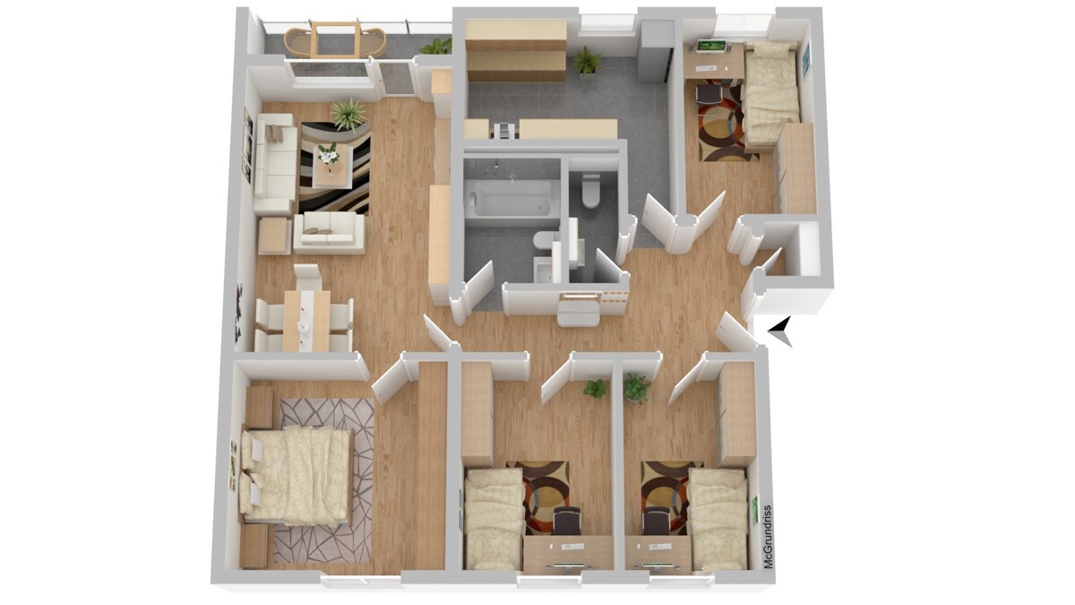 Grundriss - Vor dem Badenhop