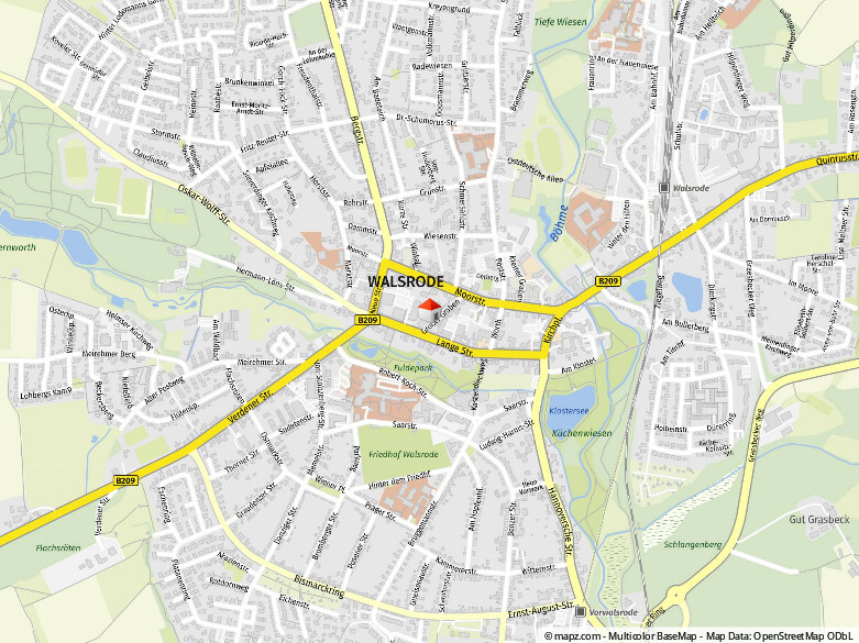Geolyzer Kartenausschnitt