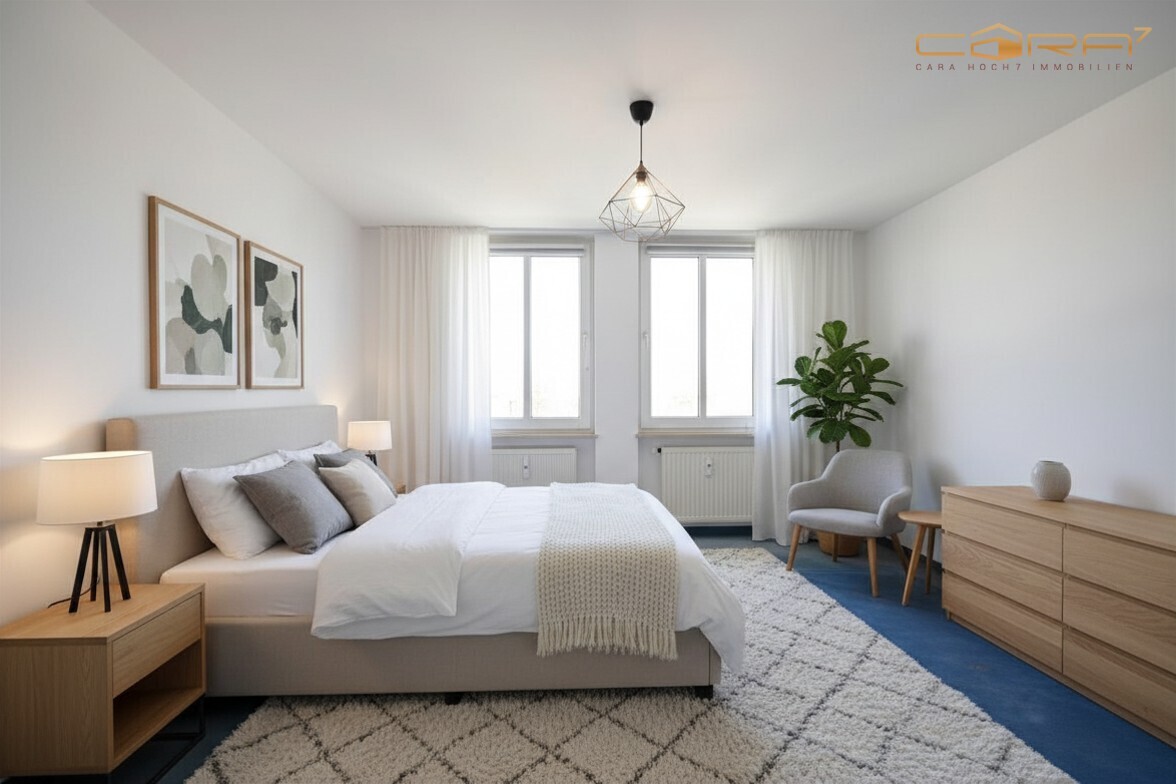Schlafzimmer mit Gestaltungsidee