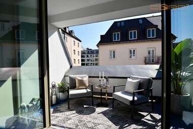 Balkon mit digitaler Gestaltungsidee