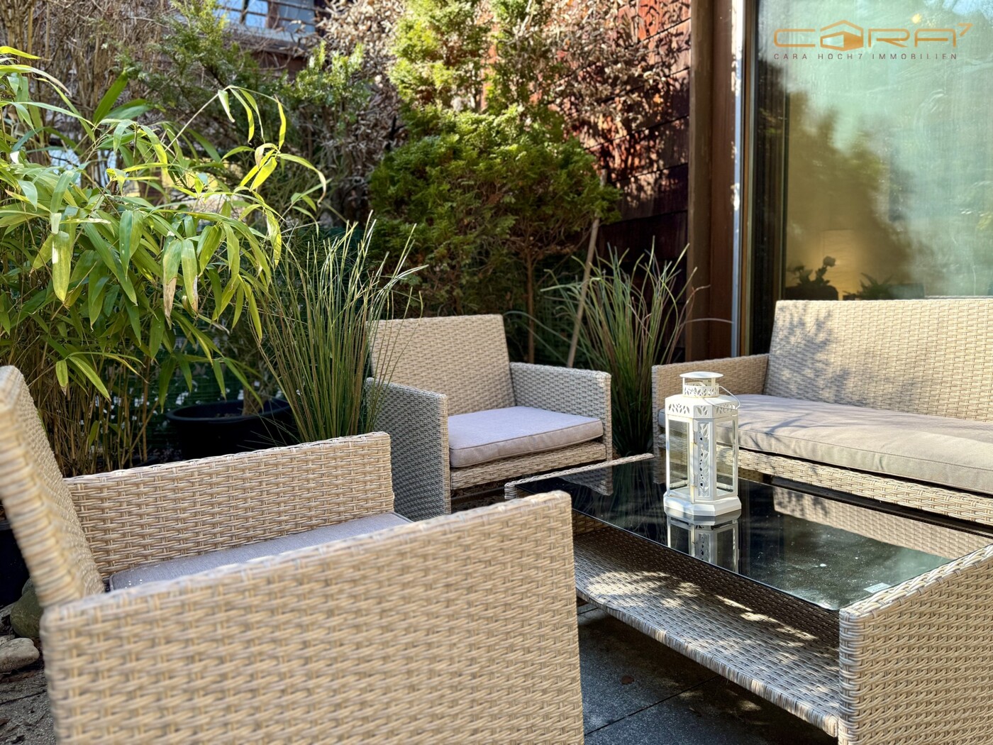 Loungige Terrasse