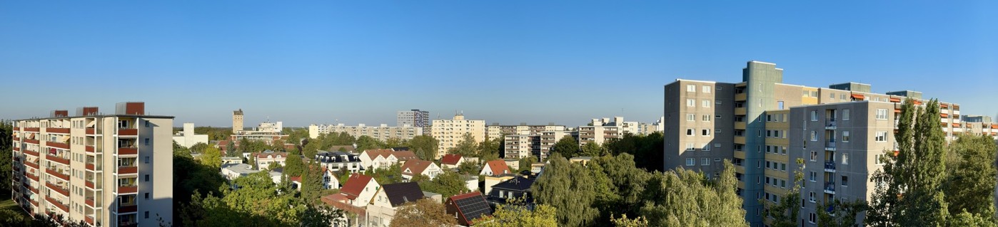 Die Aussicht nach Osten