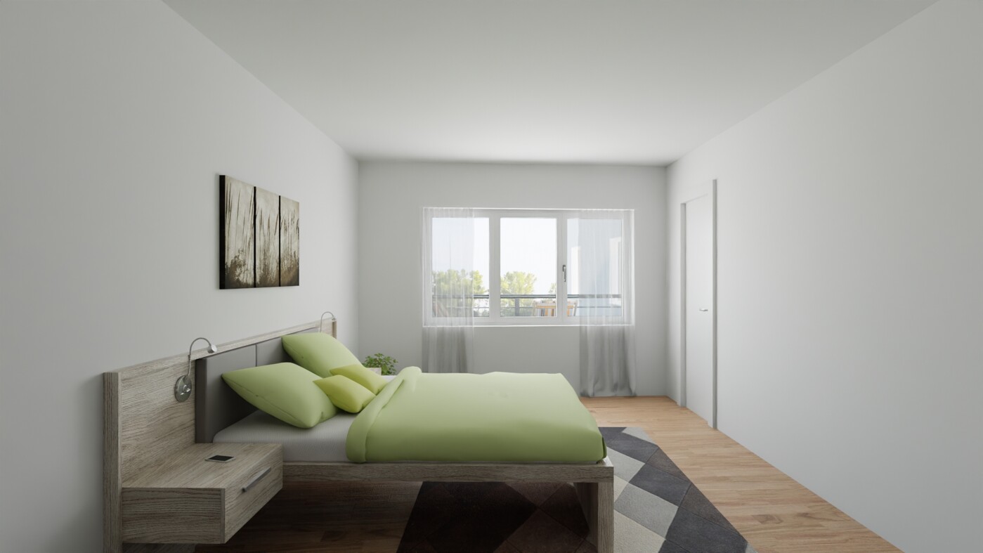 Das visualisierte Schlafzimmer