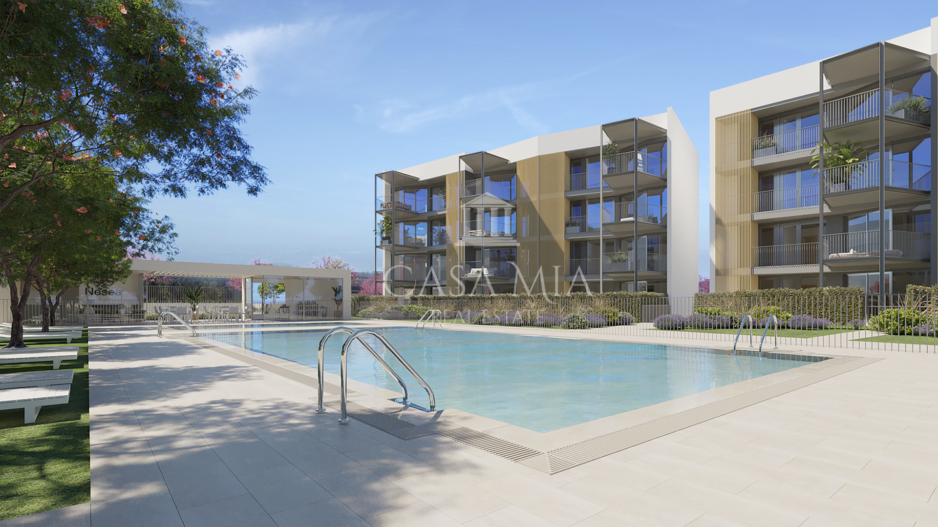 Projekt: Nowe mieszkanie z basenem w pobliżu plaży, Palmanova