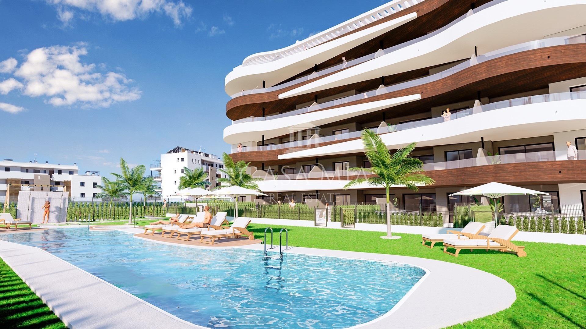 New construction beach apartment on the east coast of Mallorca, Sa Coma