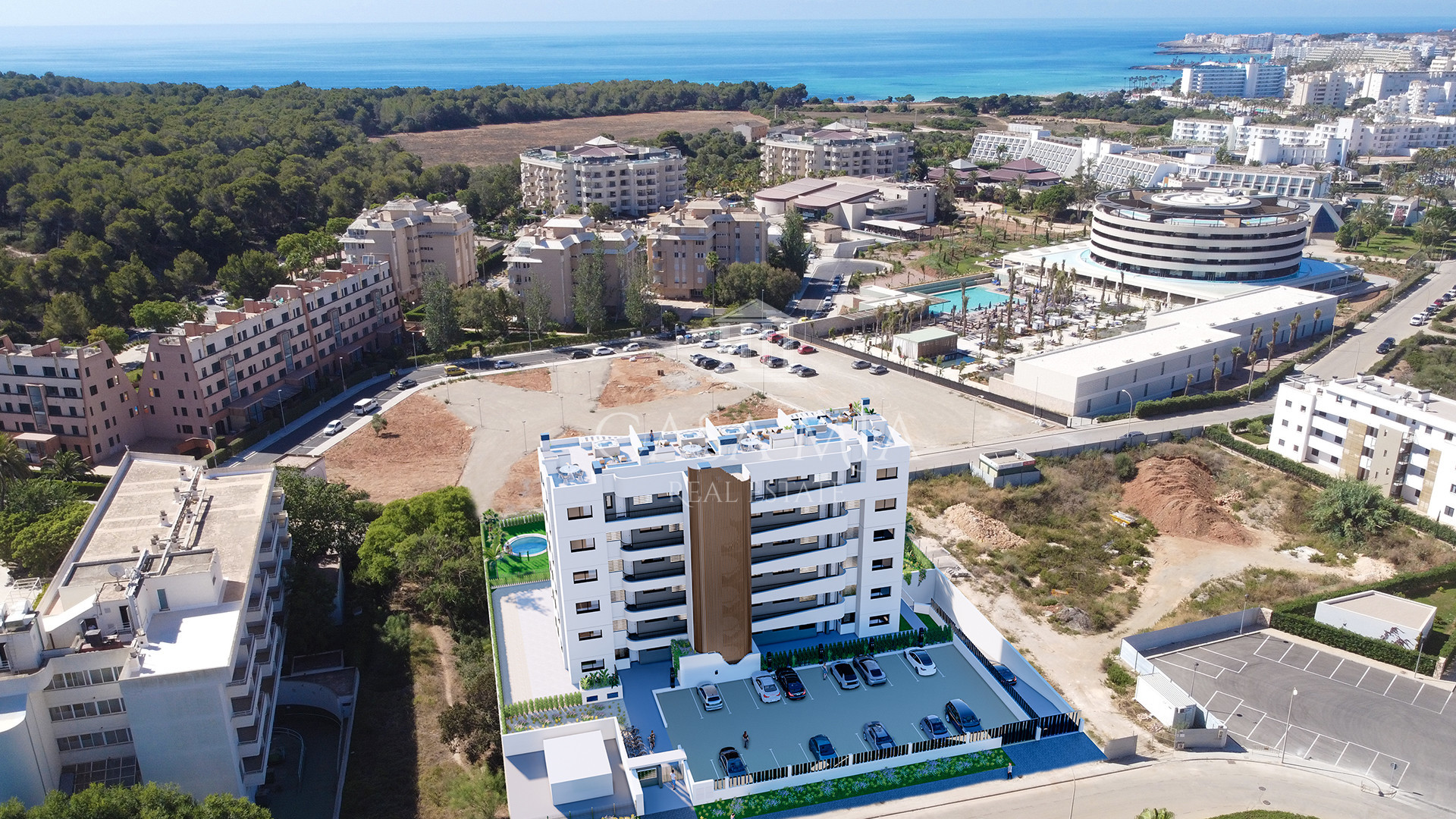 Nowa konstrukcja mieszkania na plaży na wschodnim wybrzeżu Majorki, Sa Coma