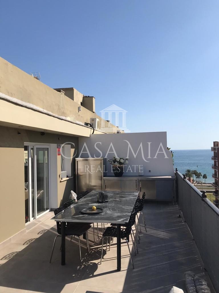 Oszałamiający luksusowy penthouse z widokiem na morze, Palma