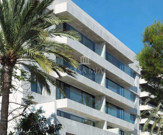 Exklusives Apartment mit Meerblick direkt am Paseo Maritimo, Palma