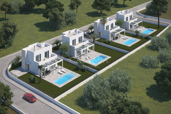 Nouvelle construction Maison individuelle avec piscine, Cala Pi