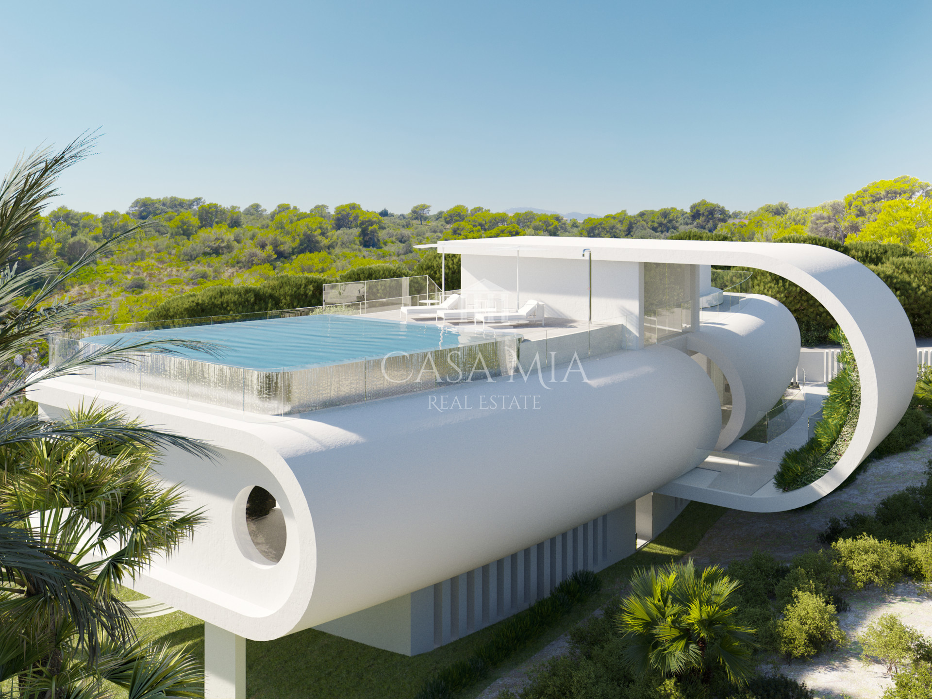 Unique villa in 1st sea line with award winning design, Porto Cristo