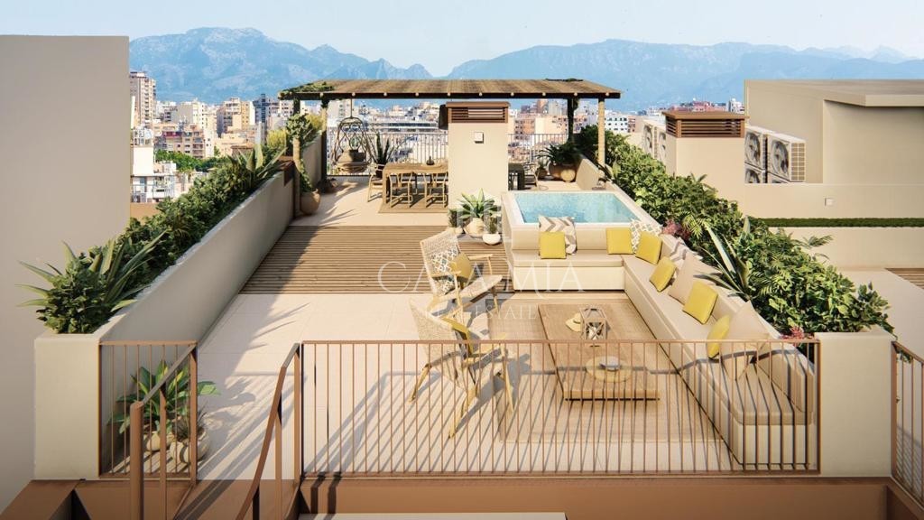 Exclusief nieuwbouw penthouse met zeezicht in Santa Catalina - Palma