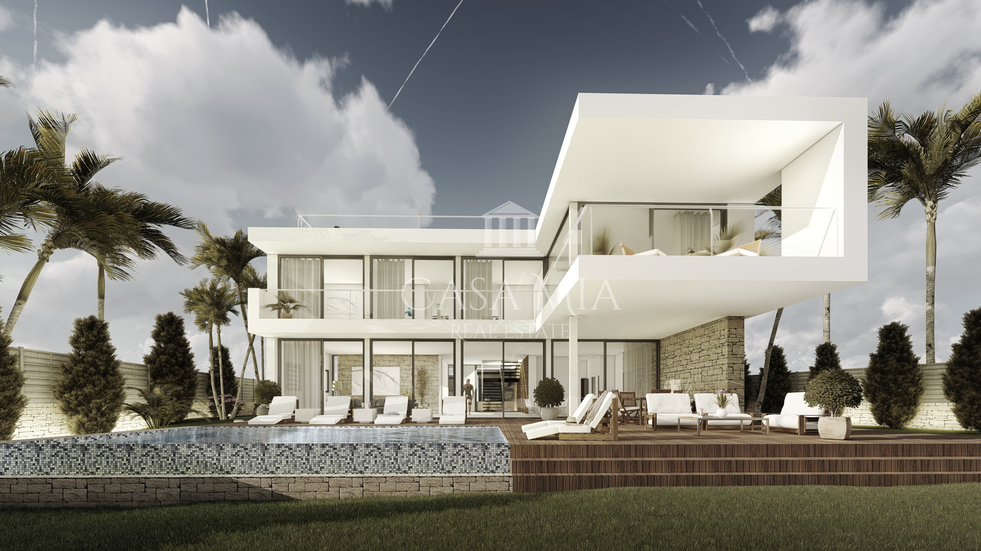 Proyecto: Villa de nueva construcción con vistas al mar, Sol de Mallorca