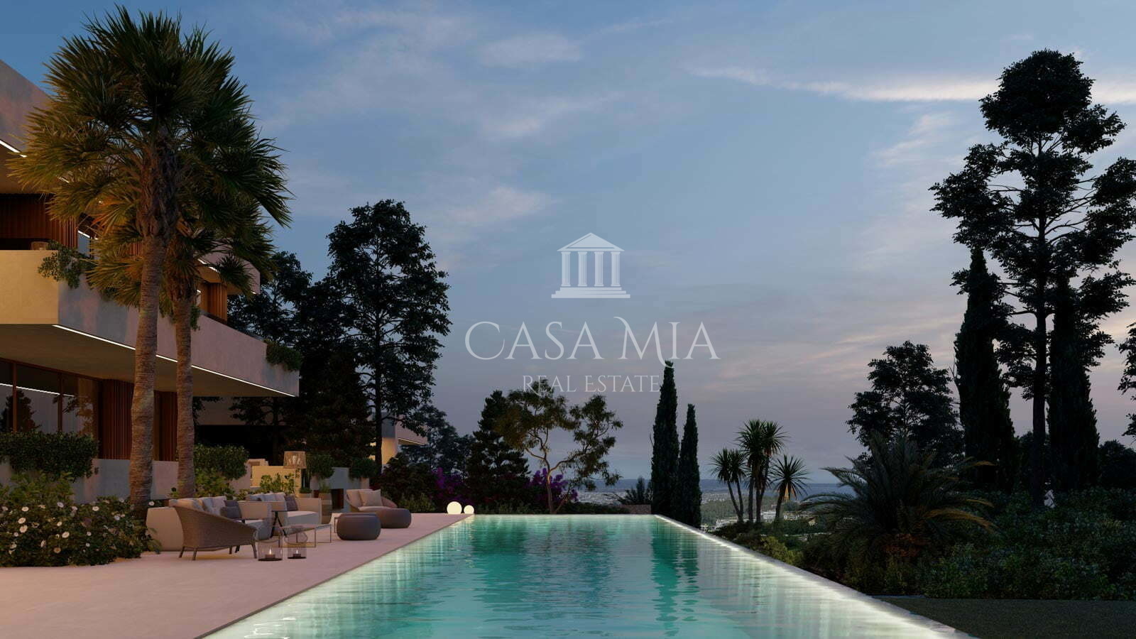 Grundstück für projektierte High-End Luxus Villa mit Meerblick, Son Vida