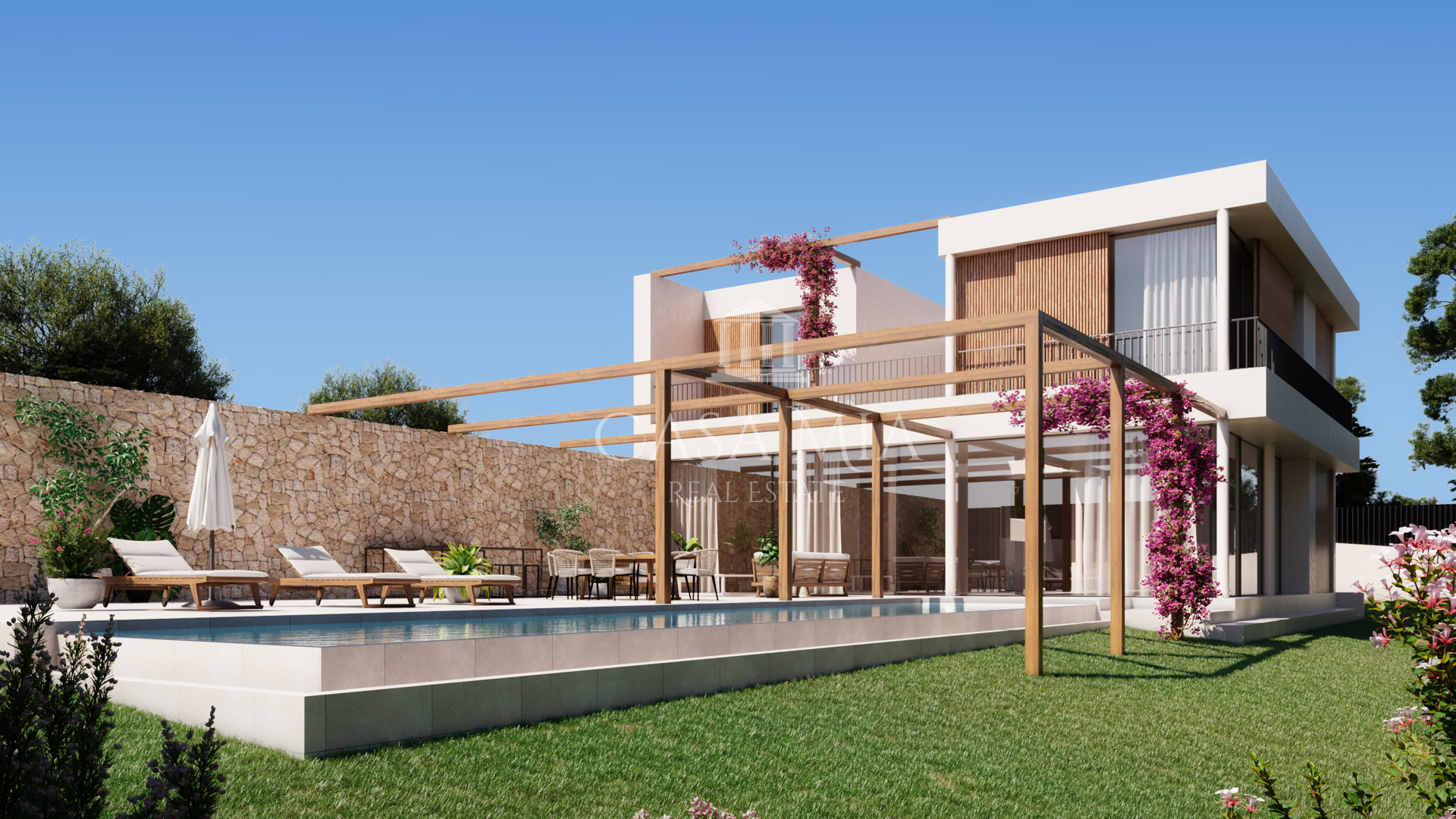 Superbe villa neuve avec piscine, Gènova