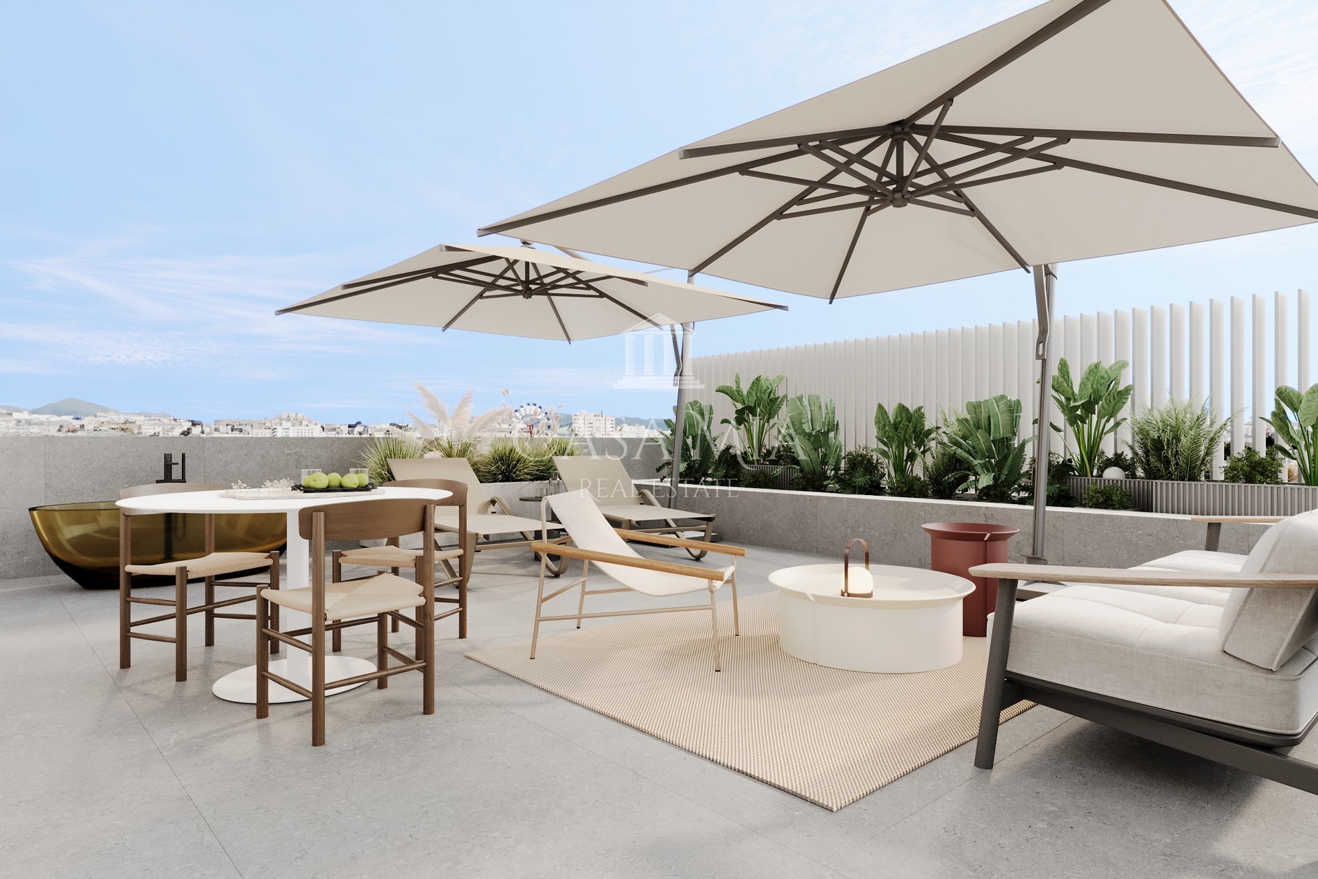 Exklusives Penthouse mit privater Dachterrasse & Jacuzzi, Palma