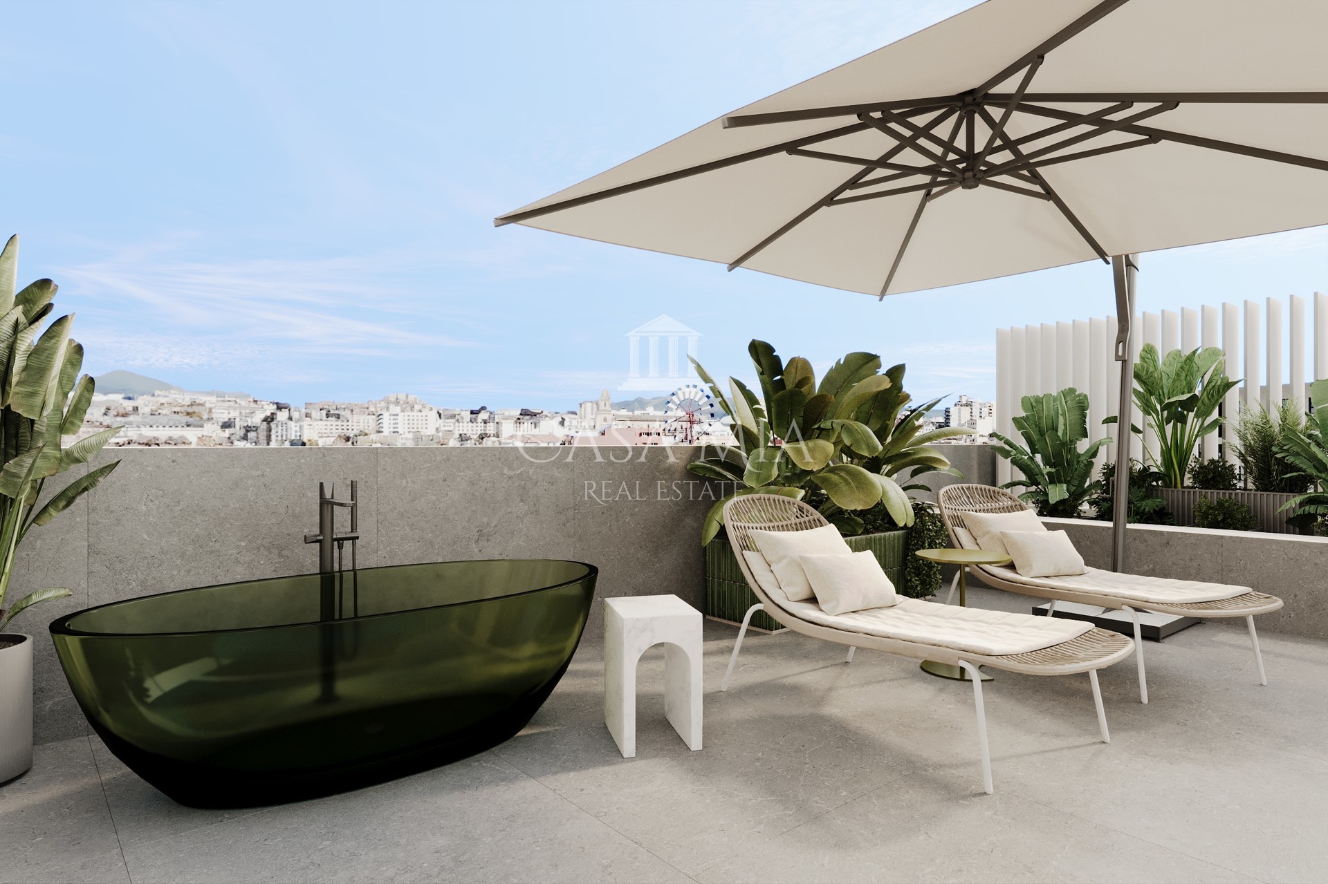 Luxus Duplex-Penthouse der Superlative in Anlage mit Hotelcharakter, Palma