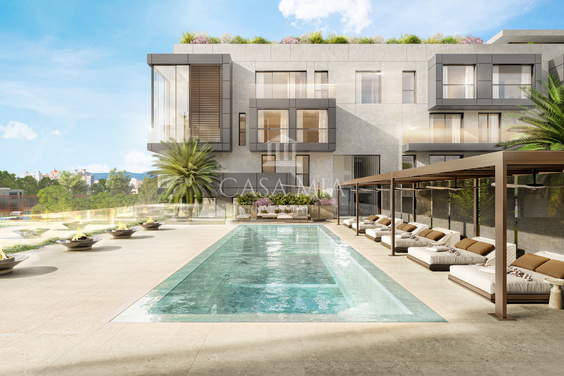 Projected: Modern apartment near city center, Palma