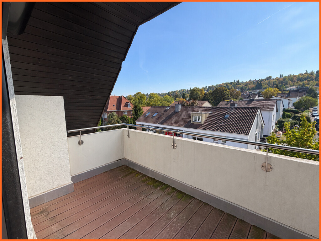 Balkon Blick über KH
