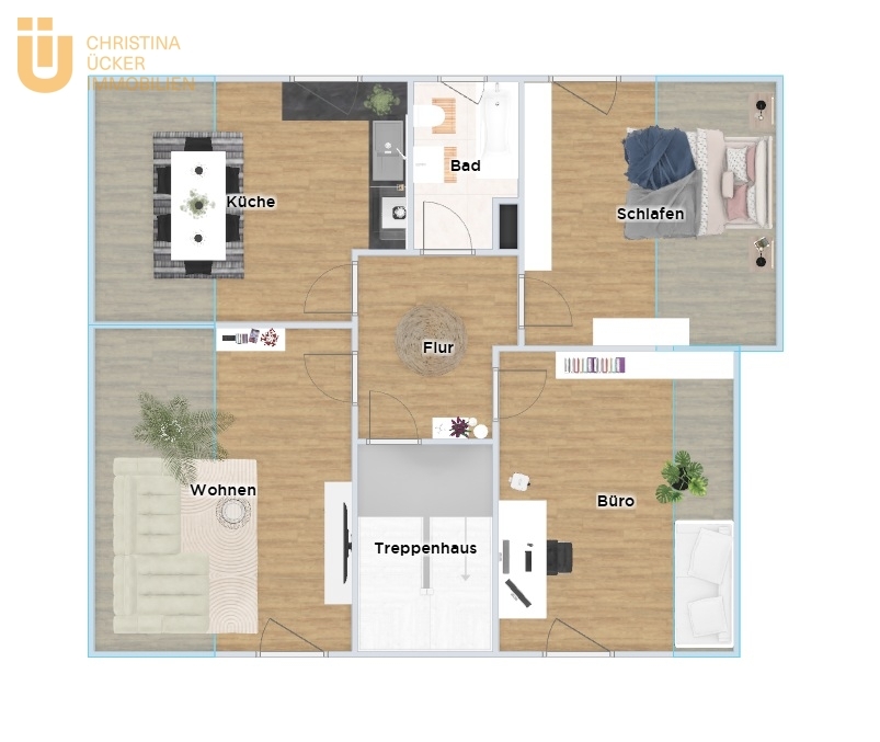 Einziehen und wohlfühlen! Ruhige DG-Wohnung mit 3 Zimmern in Rodgau Nieder-Roden - Photo 1