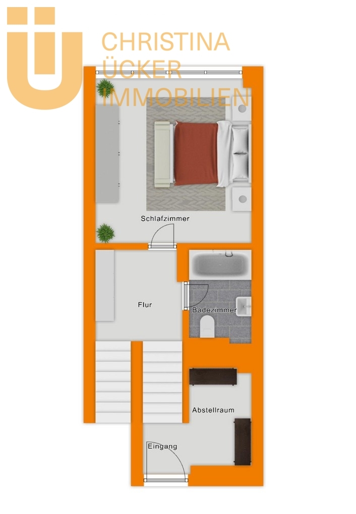 Erstbezug nach Sanierung: Moderne 2-Zimmer-Maisonette mit Weitblick & Loggia in Nieder-Roden - Photo 2