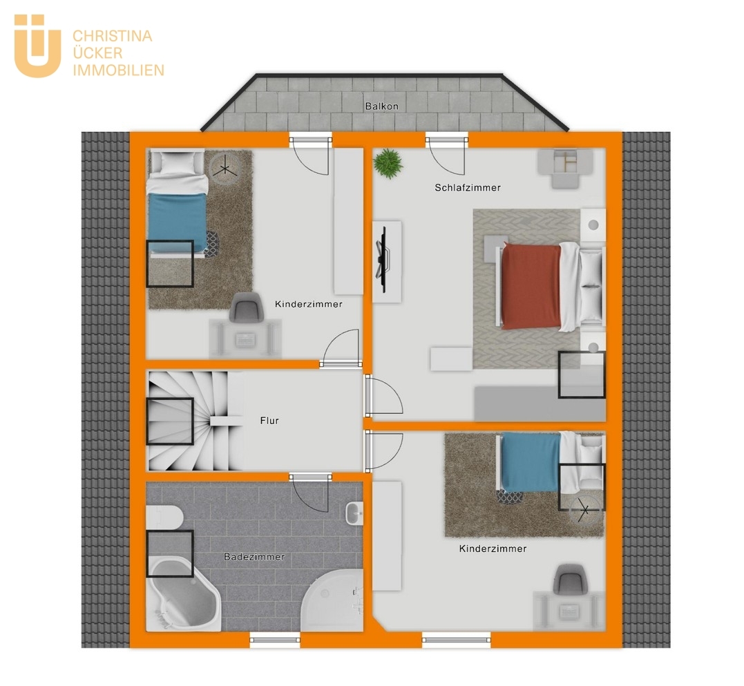 Wohnen am Feldrand – Einfamilienhaus mit Garten, Balkon und viel Platz in Mainflingen - Photo 1