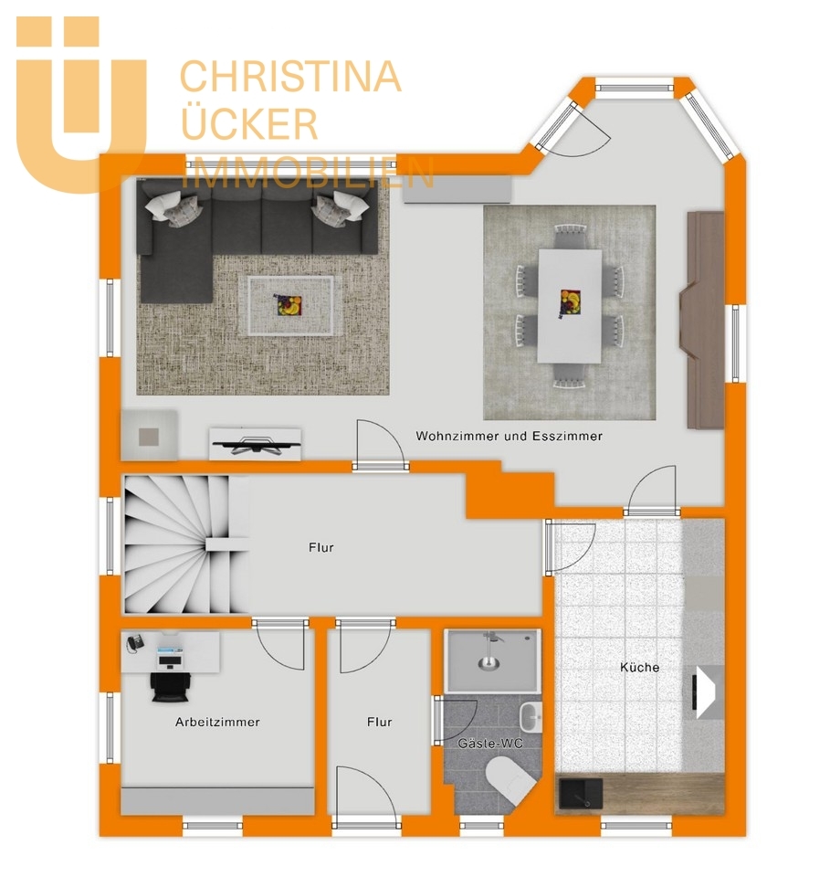 Wohnen am Feldrand – Einfamilienhaus mit Garten, Balkon und viel Platz in Mainflingen - Photo 4