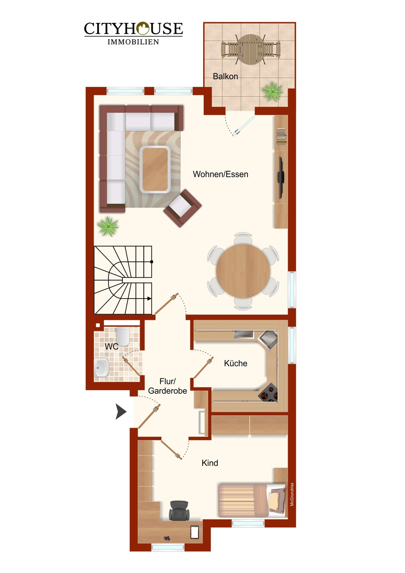 Grundriss - 2. Obergeschoss