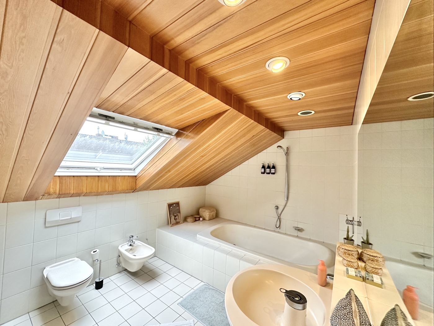 ...mit großer Wanne