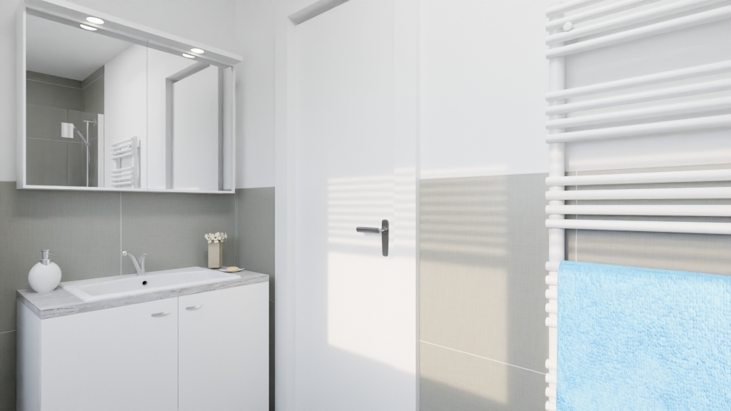 Wohnbeispiel Badezimmer Elternschlafzimmer