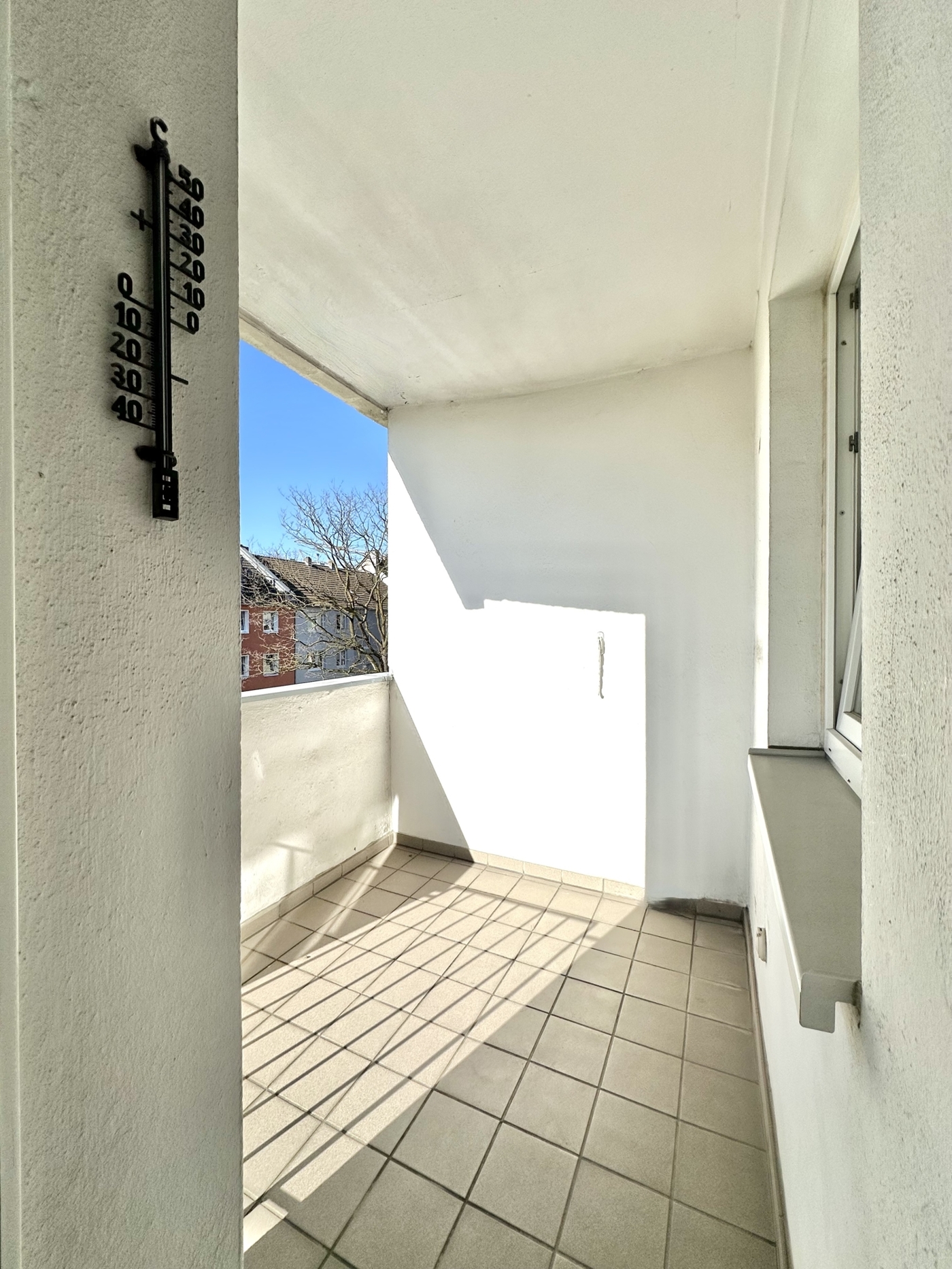 Zutritt zum Balkon