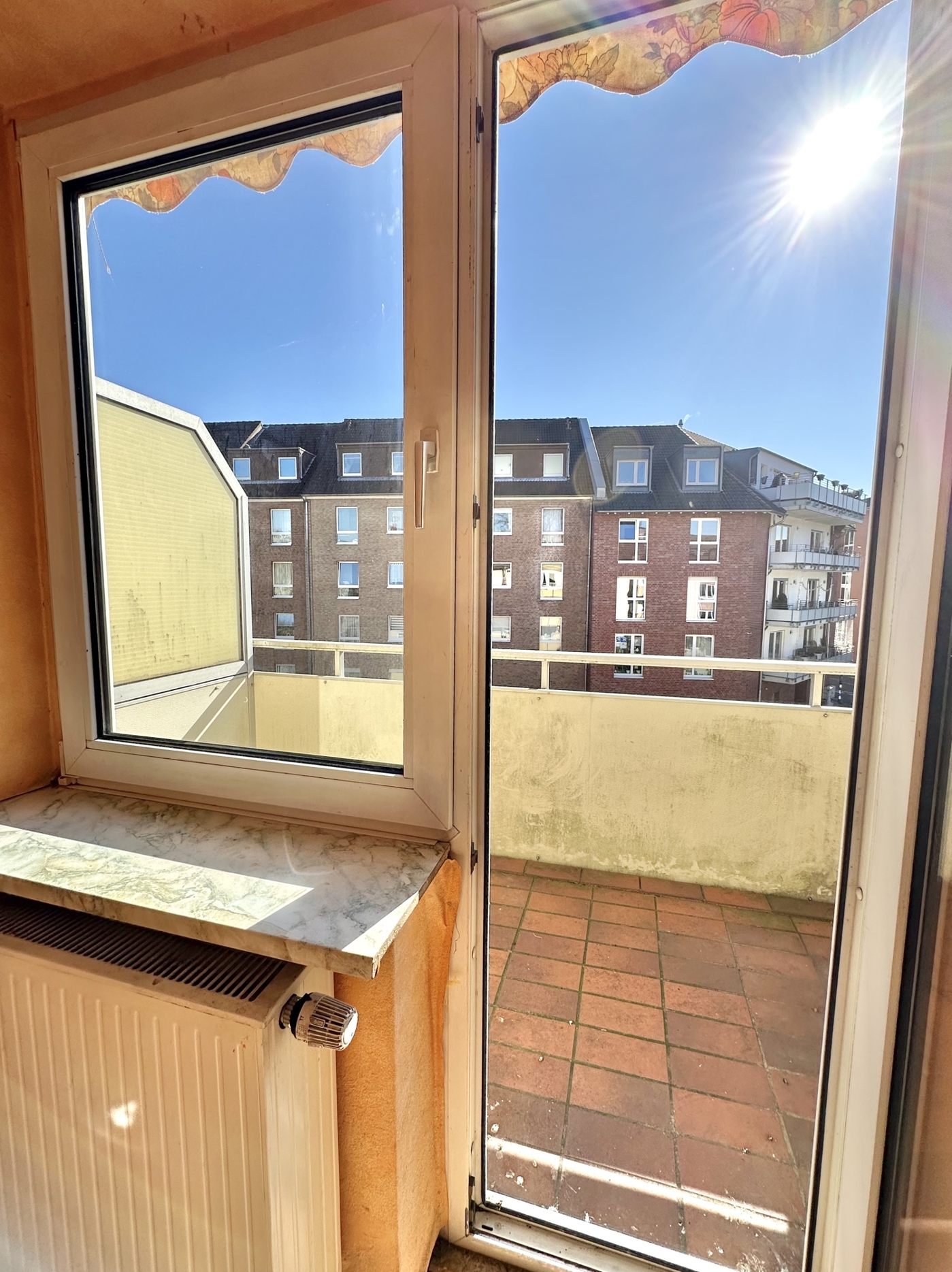 Zugang zum Balkon