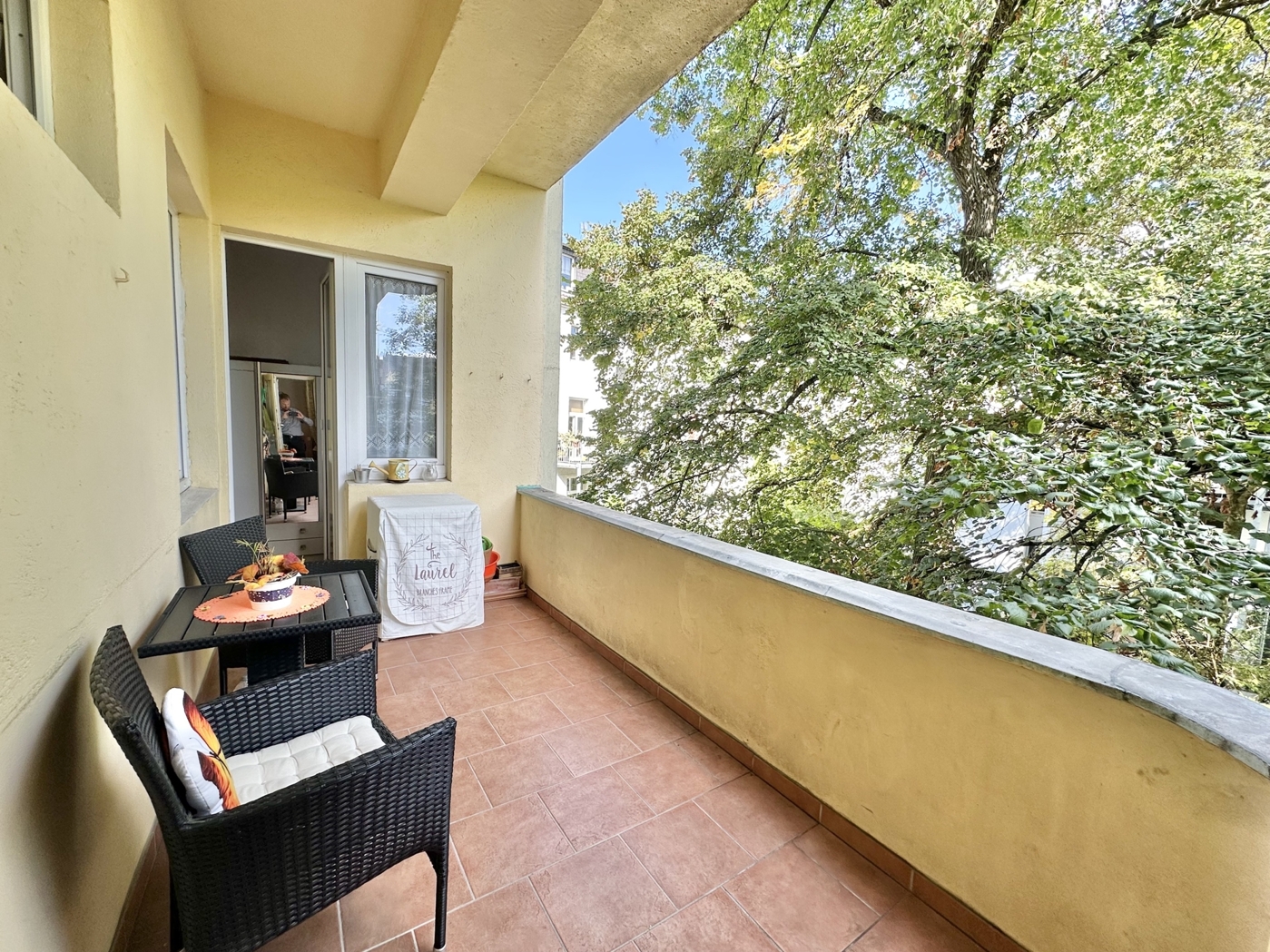 ...von Balkon!