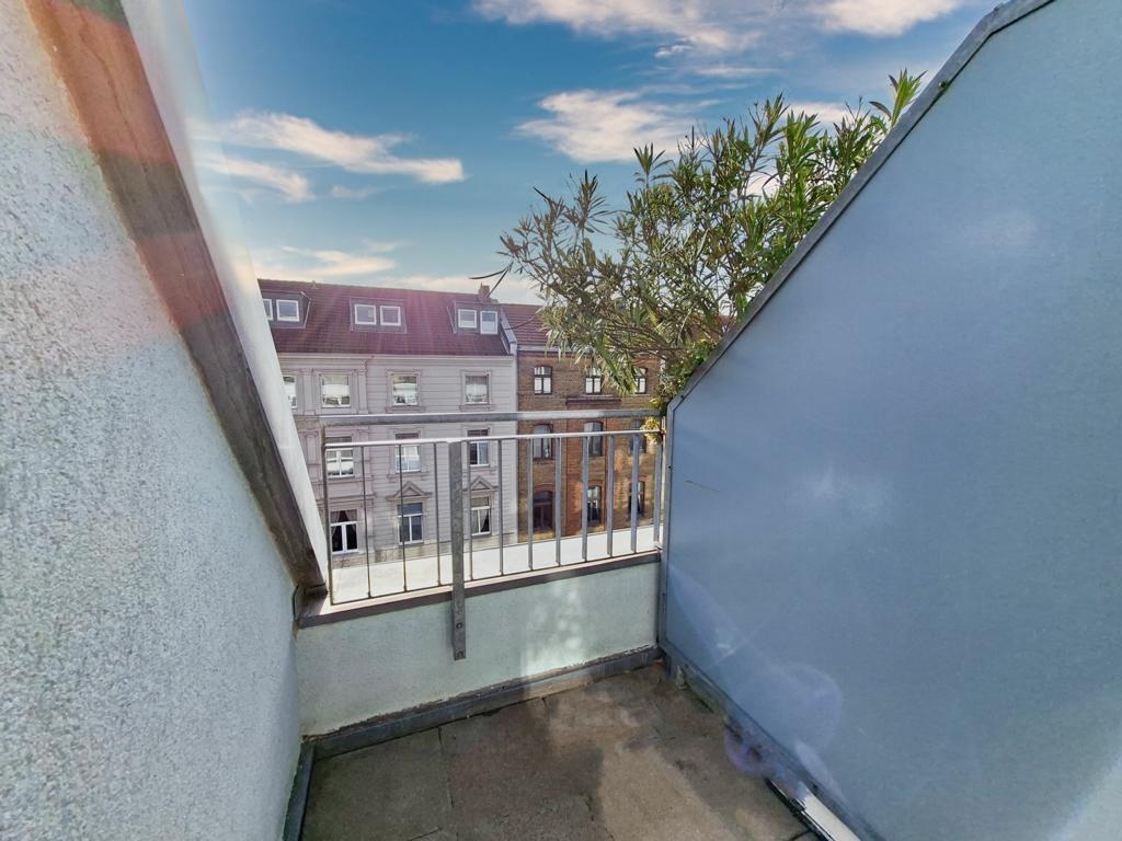 Dachloggia mit Sichtschutz