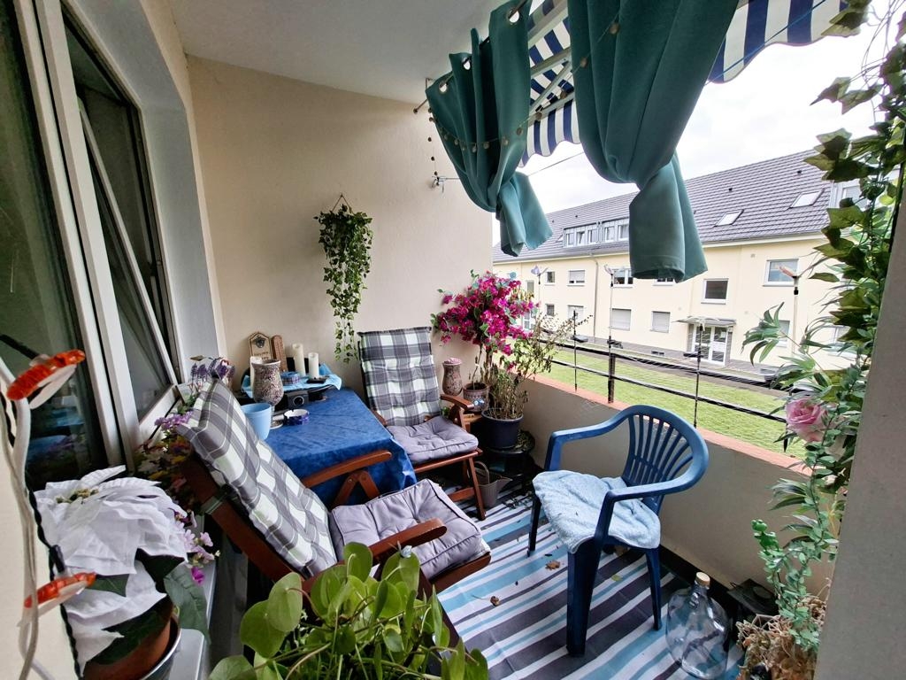 Überdachter Balkon