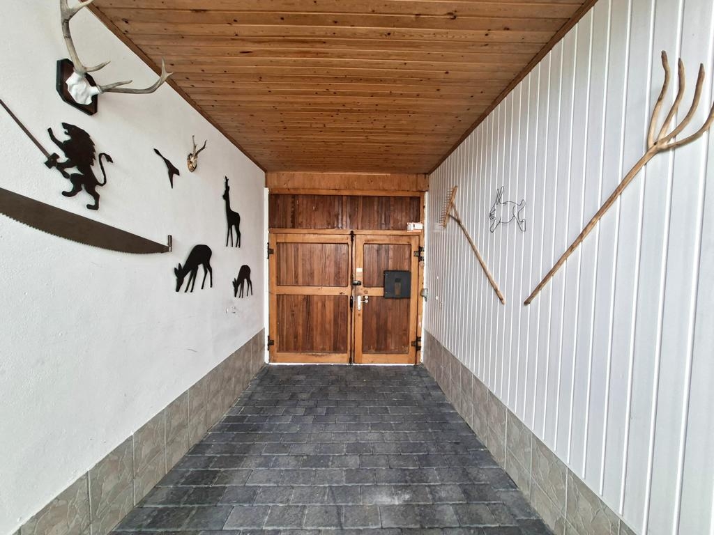 Überdachter Innenhof