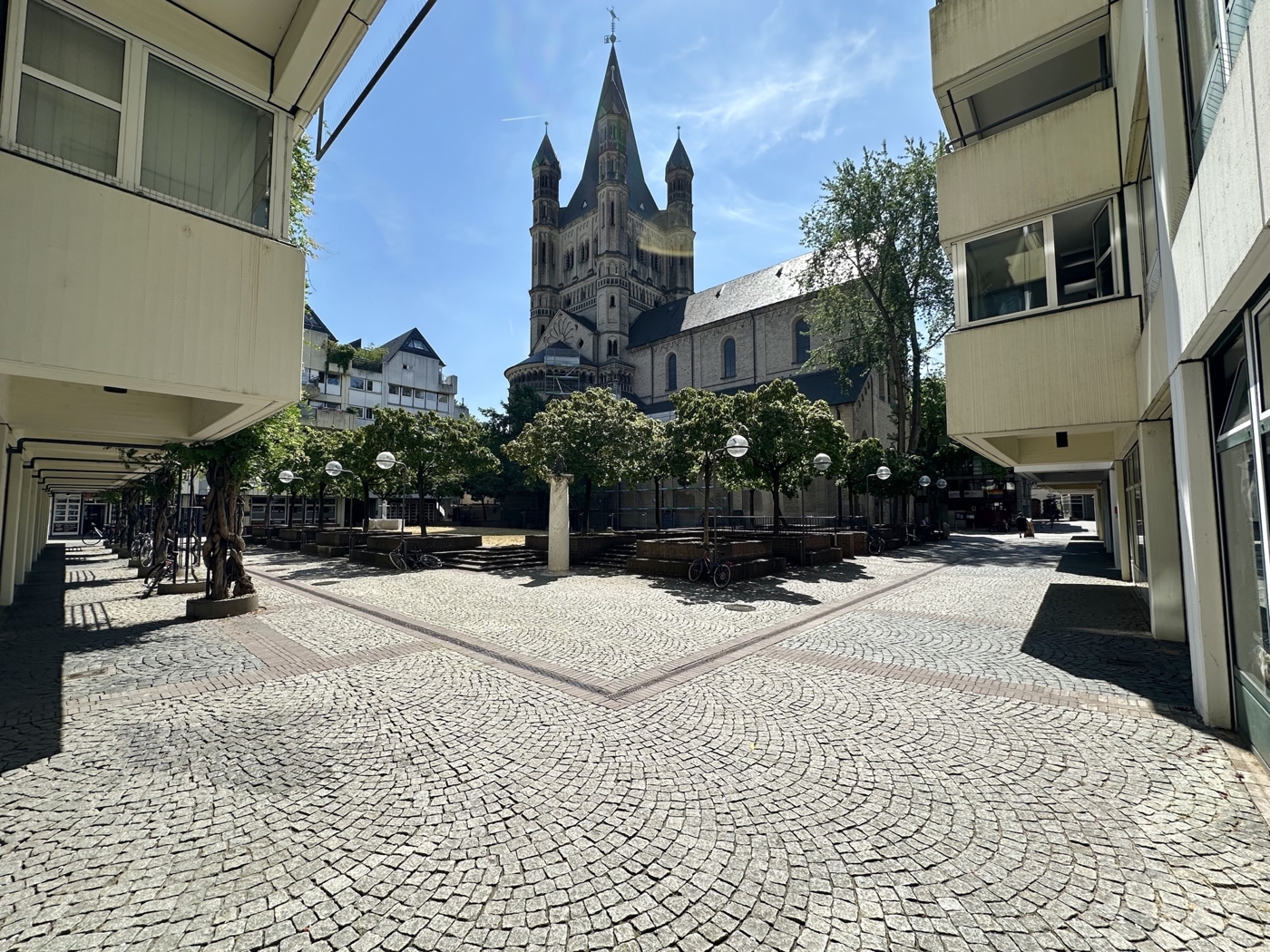 Blick zu Groß St. Martin